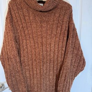 Cozy Brown Turtleneck Sweater